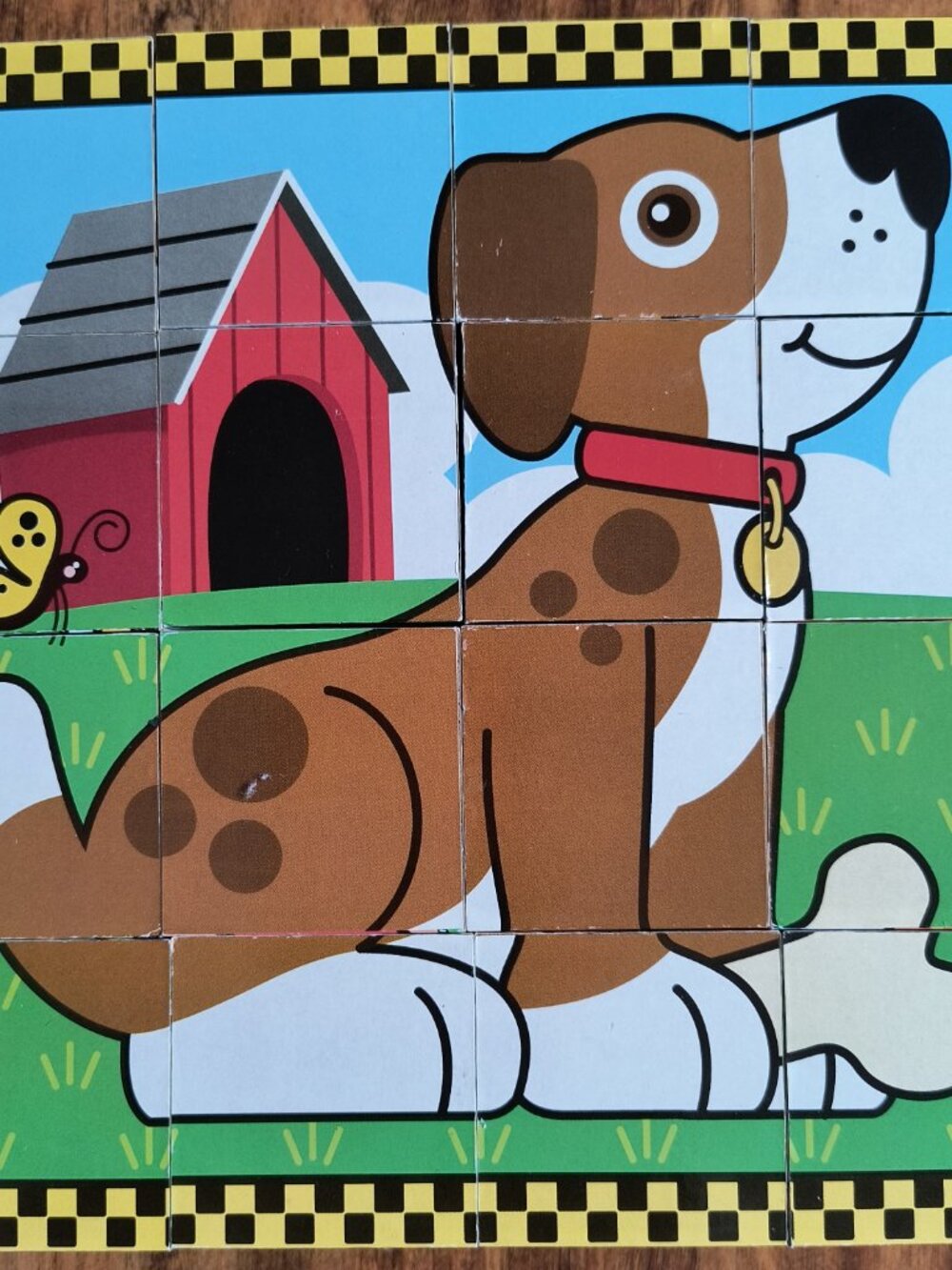 Melissa & Doug Wooden Pets Cube Puzzle